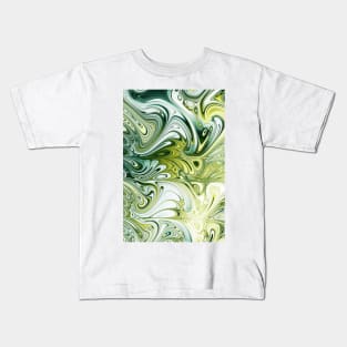 abstract wave pattern Kids T-Shirt